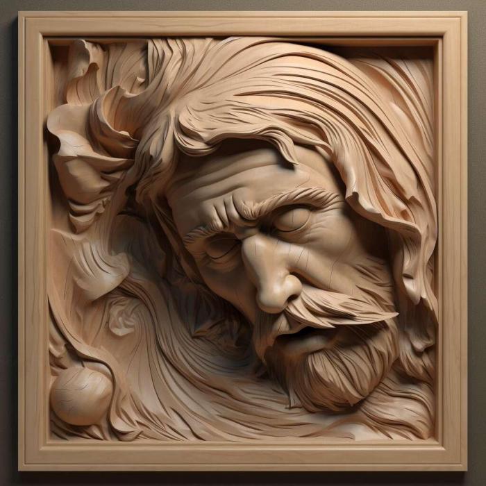 نموذج ثلاثي الأبعاد لآلة CNC 3D Art 